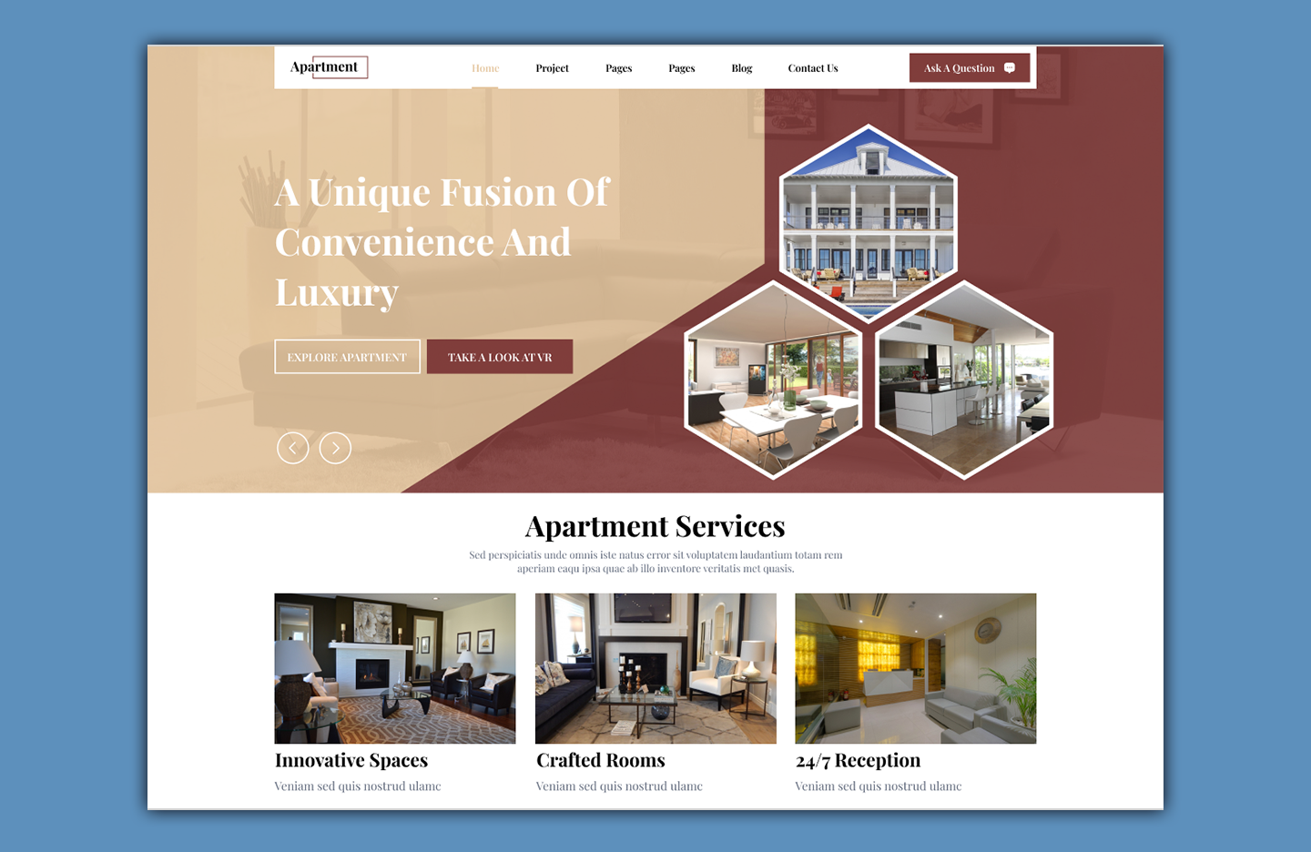 Free Apartment WordPress Theme