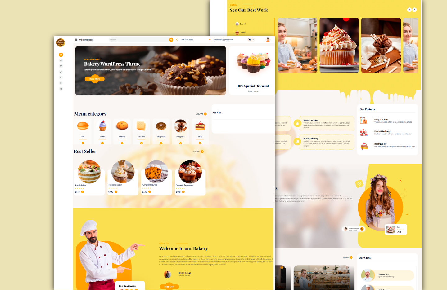 Cake WordPress Theme