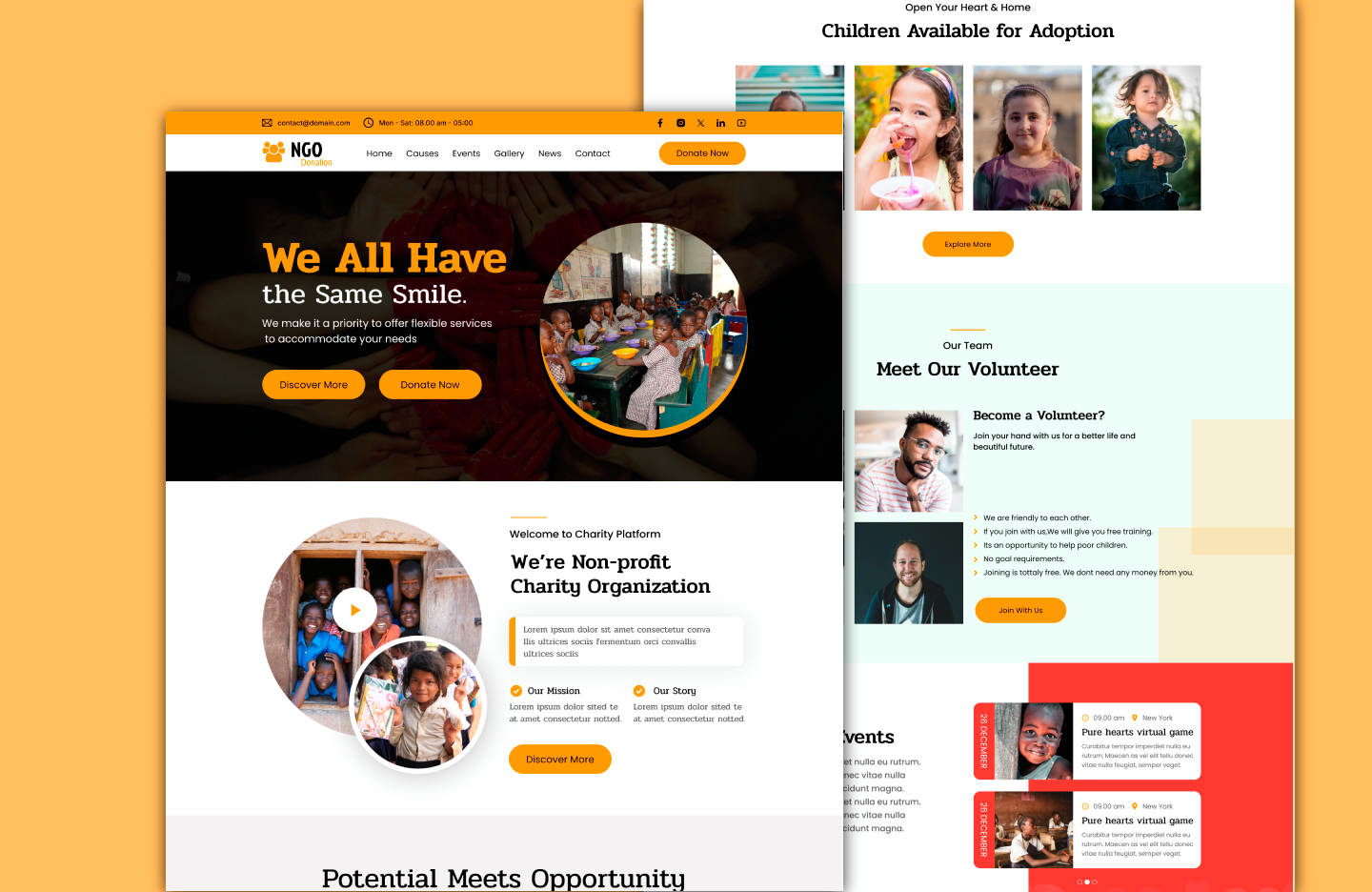 Charity WordPress Theme