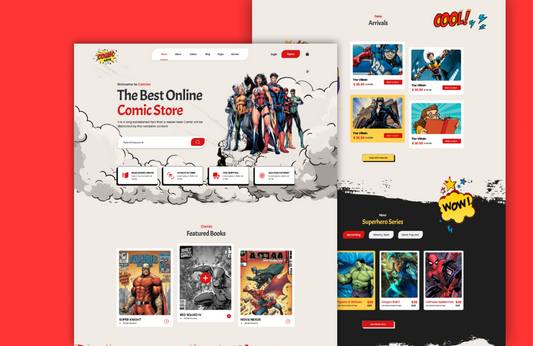 Comic Book Store WordPress Theme