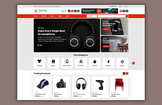 Free Affiliate Store WordPress Theme