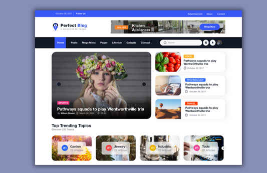 Free Blogger WordPress Theme