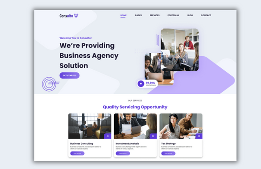 Free Consultant WordPress Theme