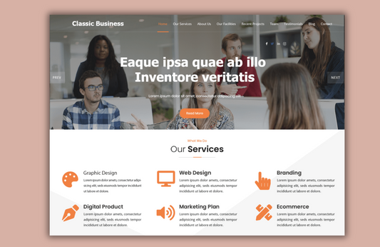 Free Business WordPress Theme