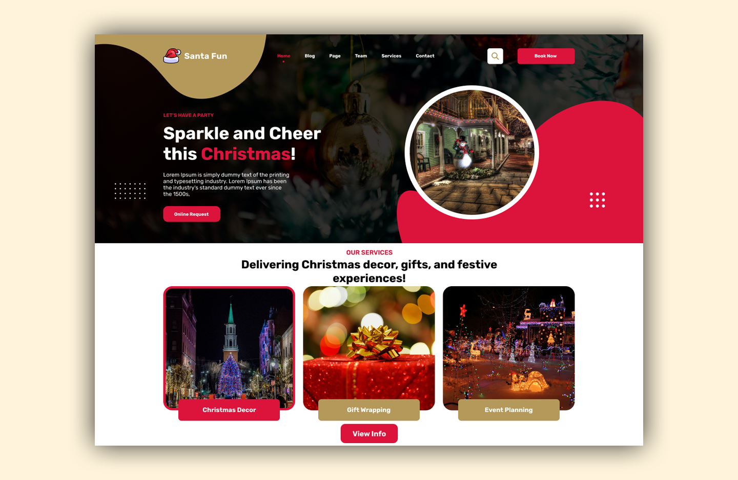 Free Christmas Event WordPress Theme