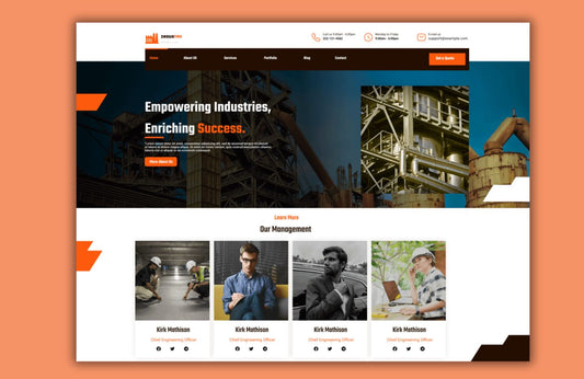 Free Industry WordPress Theme