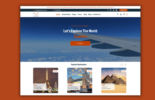 Free Tour WordPress Theme