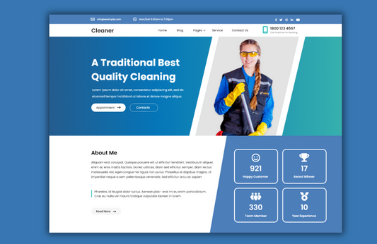 Free Cleaning WordPress Theme