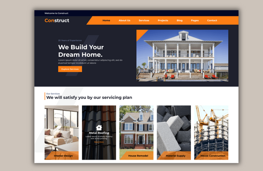 Free Contractor WordPress Theme