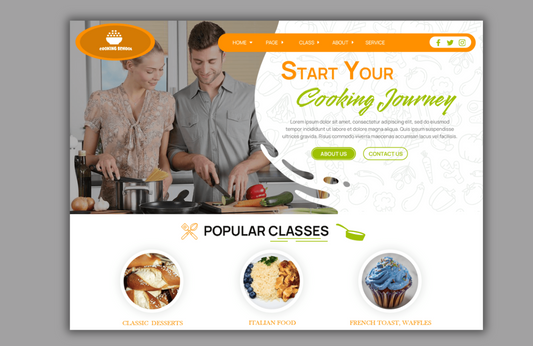 Free Cooking WordPress Theme