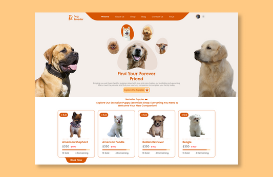 Free Dog Kennel WordPress Theme