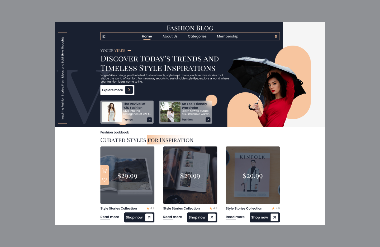 Free Fashion Blogger WordPress Theme