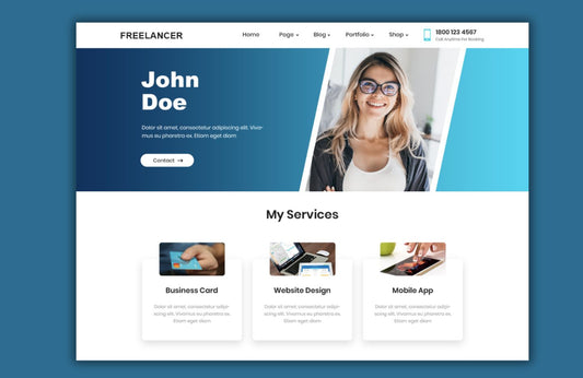 Free Freelancer WordPress Theme