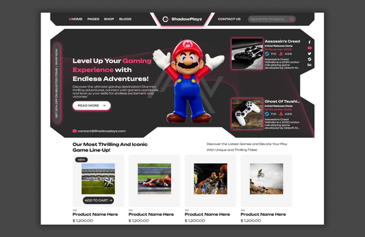 Free Games WordPress Theme