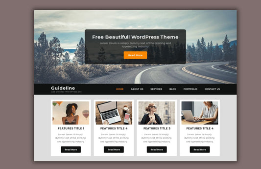 Free Guideline WordPress Template