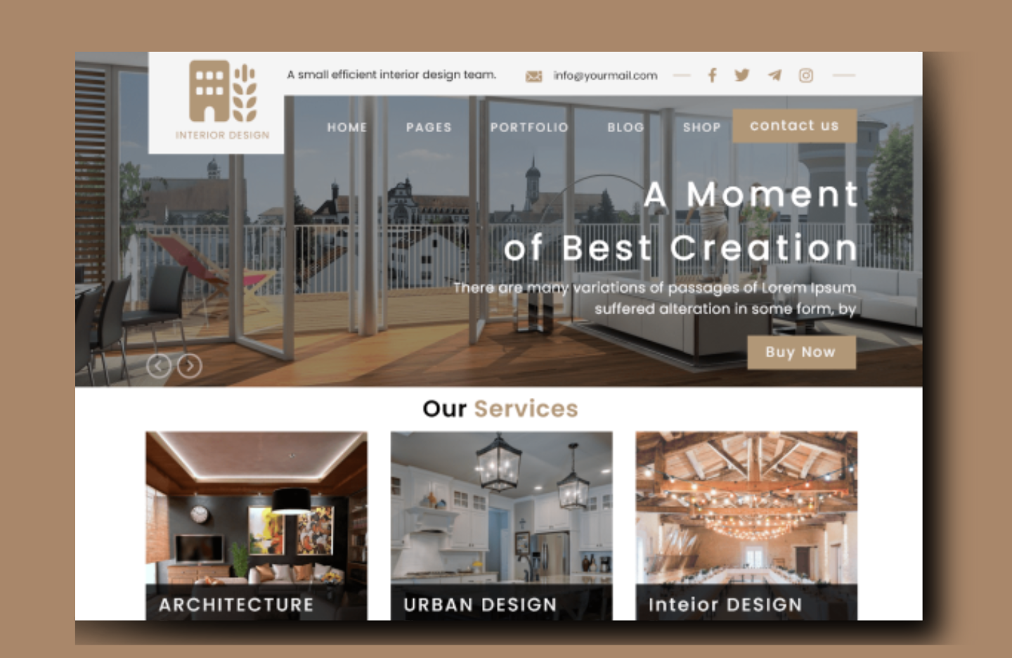 Classic Interior Design WordPress Theme