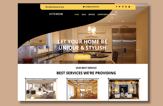 Free Interior Design WordPress Theme