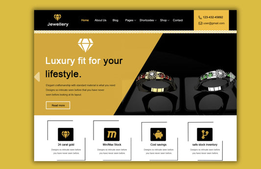 Free Jewellery WordPress Theme