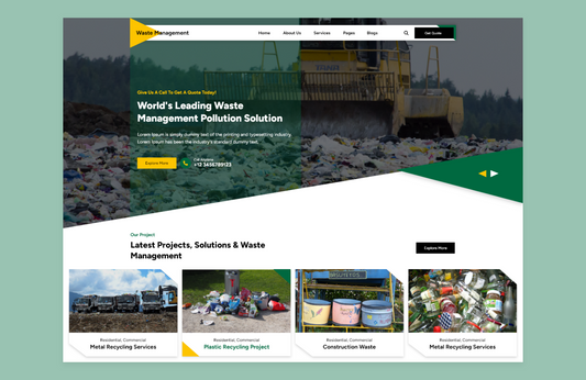 Free Recycle WordPress Theme