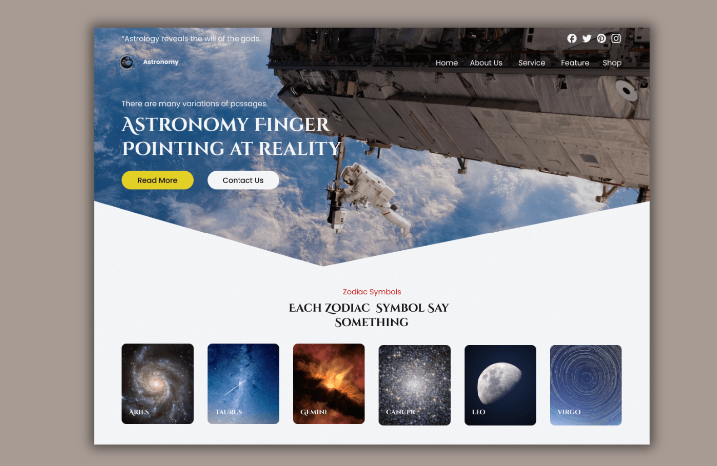 Free Astronomy WordPress Theme