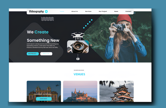 Free Videography WordPress Theme