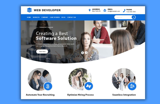 Free Web Developer WordPress Theme