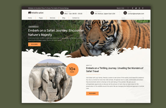 Free Safari WordPress Theme