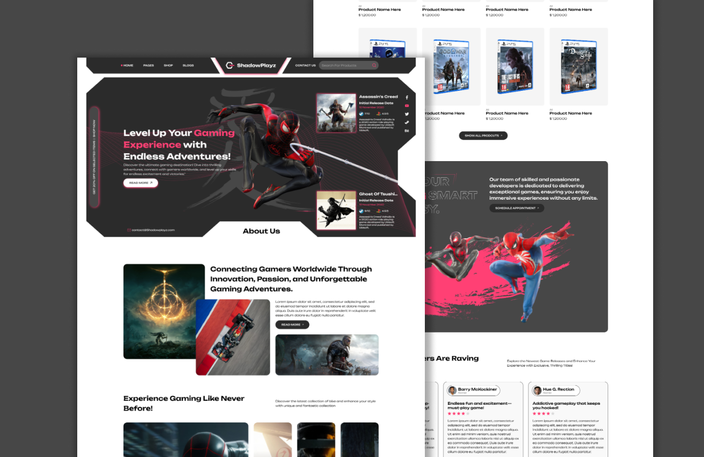 Gaming WordPress Theme