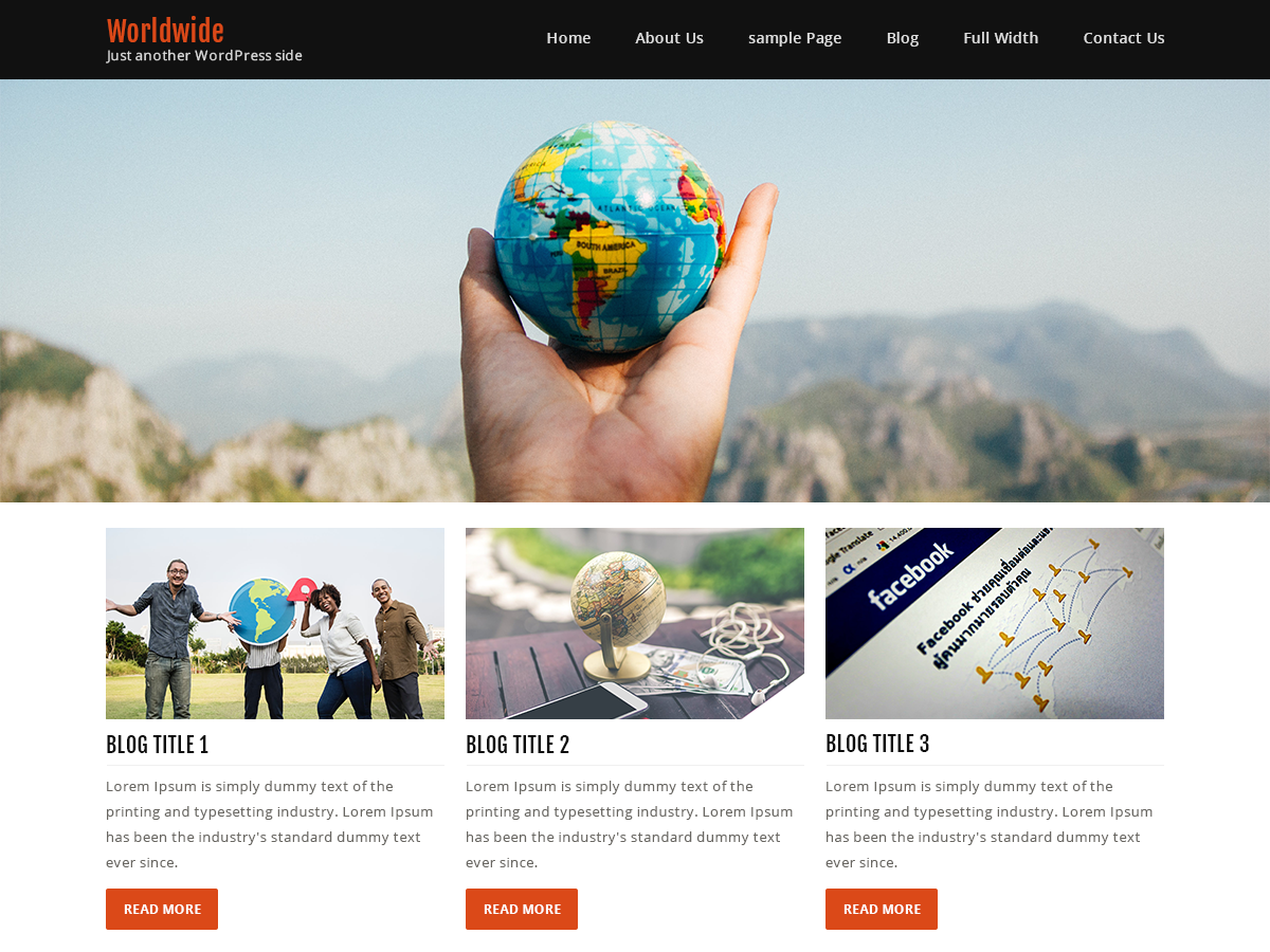 free-worldwide-wordpress-template