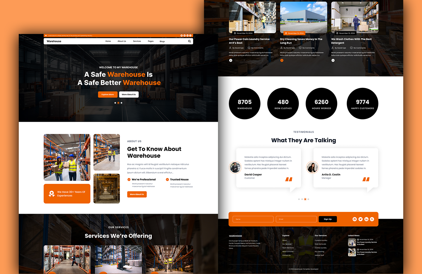 Warehouse WordPress Theme